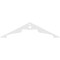 Ekena Millwork Pitch Heath Architectural Grade PVC Gable Pediment, 60"W x 15"H x 1"P (6/12) GPP060X015X100HEA - alternate 5